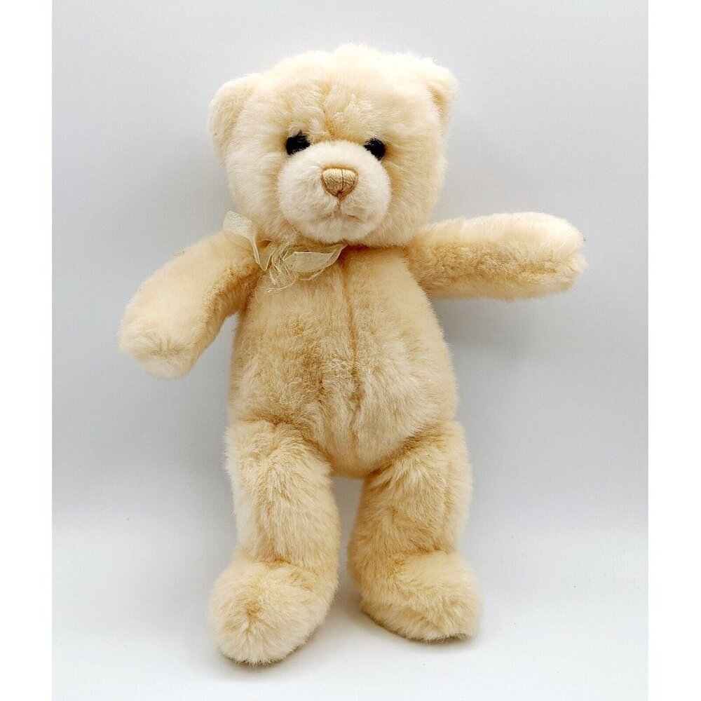 Gund Tender Teddy Plush 6412 Ivory Cream Teddy Bear 13" Stuffed Animal